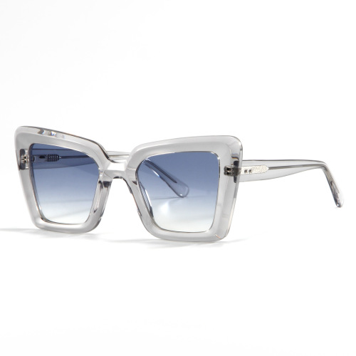 Gradient Pink Lens Acetate Sunglasses
