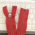 Atistic silvery metal zippers for commodity