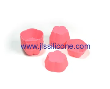 Mini Daisy Flower Shaped Bakeware Silicone Muffin Cake Baking Molds 