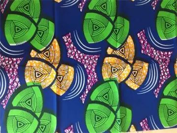 Wax Prints fabric Real Wax Print 100% Cotton with natural scenery