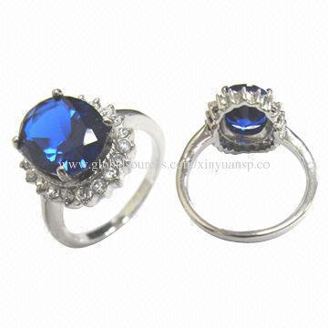Shiny Diamond Ring, Lead-free