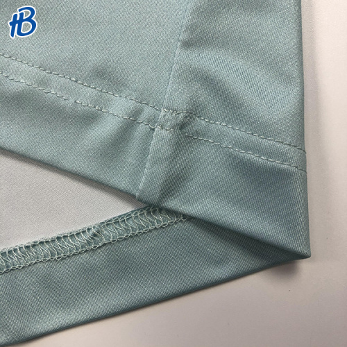 custom design white cyan stripe polo shirts
