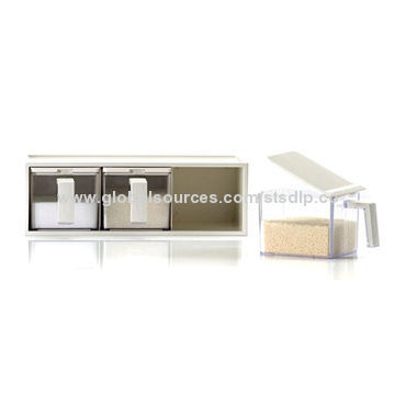 Spice Jars, Sized 90 x 145 x 95mm