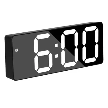 Digital LED Alarm Clock with Temperature Display for Bedroom