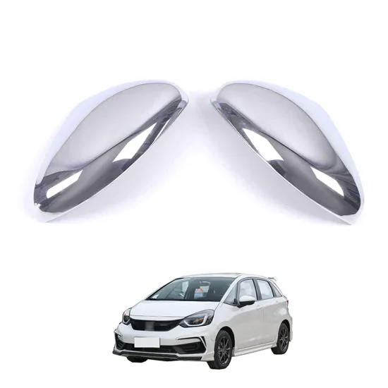 2021 Honda Fit Jazz Rearview Mirror Cover - ABS Carbon Fiber Chrome Decorative Accessories OEM