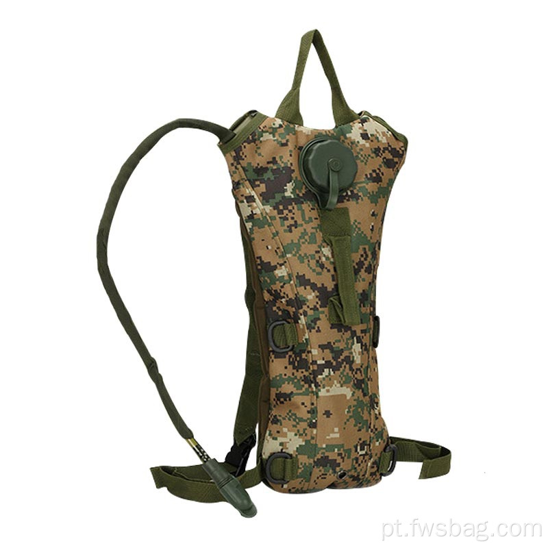 Mochila tática militar grande com bexiga aquática