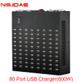 80 puertos USB Charger 600W Alta potencia