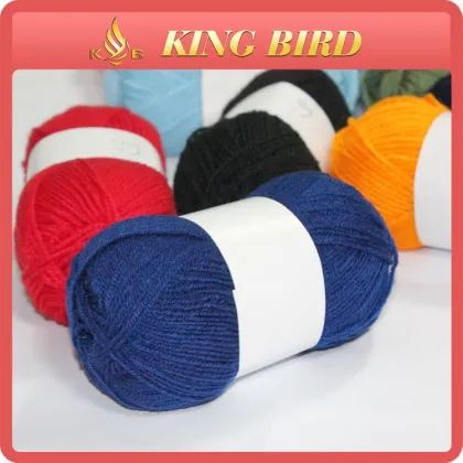 Hotsale purple 100% acrylic yarn crochet