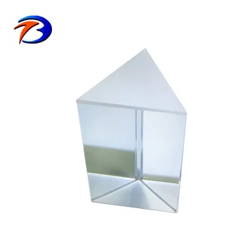 60 Degree BK7 Glass Equilateral Optical Prism with Dispersion