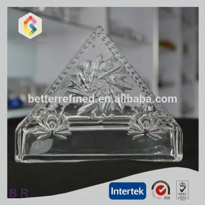 Elegent Crystal Pinwheel Napkin Holder/Letter Holder