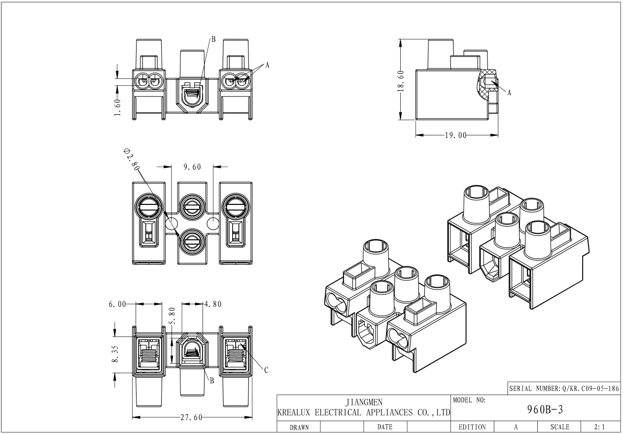 960B-3 9(L)-DRAWING