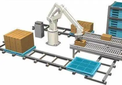 Automatic Robotic Arm Industrial  Cobot Collaborative Robots Container With Palletizing Robot