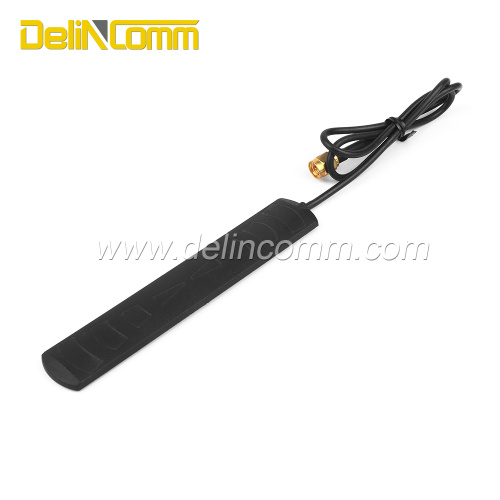 2M SMA Head Black WIFI Flat Antenna