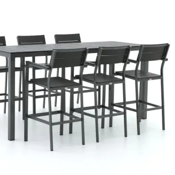 Outdoor Rattan Patio Dining Set: Table, Chairs, and Bar Furniture