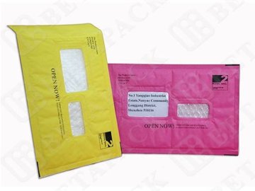 Window Style Kraft Bubble Mailer Psw