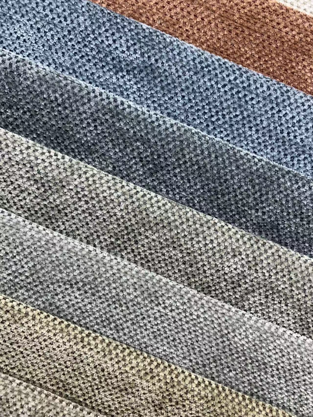 Performance Textured Chenille Fabric for Sofas and Chairs