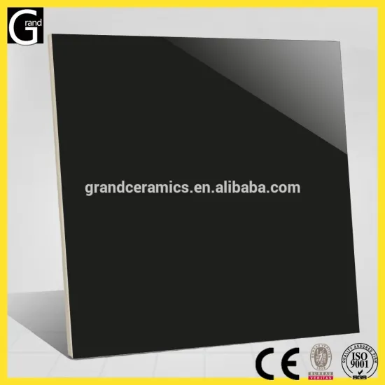 HC6001 foshan grand ceramics middle black gural porcelain glossi tile