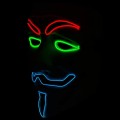 Máscara de Halloween com brilho LED V de Vingança