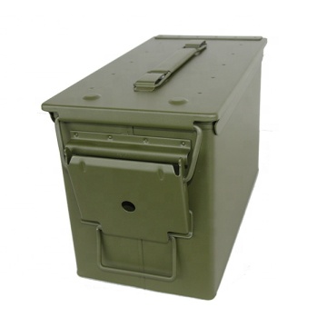 Tactical M2A1 50 Cal Ammo Can Metal Bullet Box
