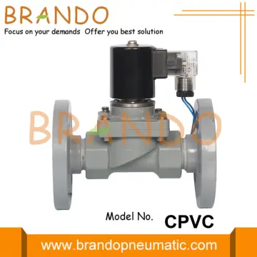 1/2'' 3/4'' 1'' Flanged Anti-corrosive CPVC Solenoid Valve
