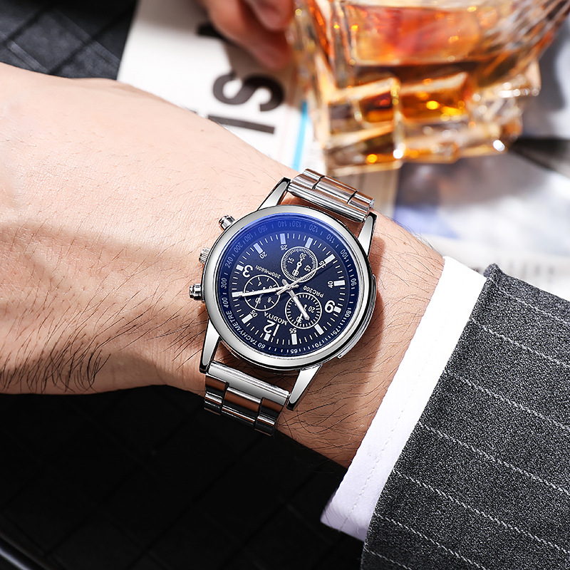 Black Business Man Quartz Watches