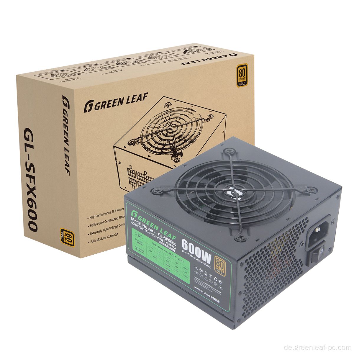 OEM 80Plus Gold SFX Netzteil 600W PC