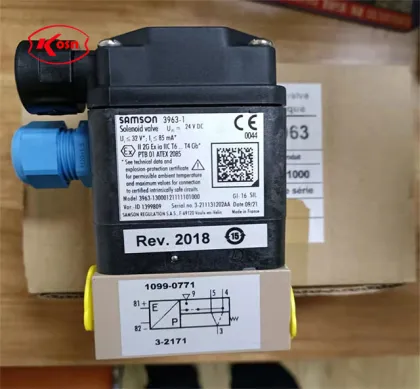 Samson 24VDC Type 3963 Series 3963-1 Solenoid Valves: Comprehensive Search Engine