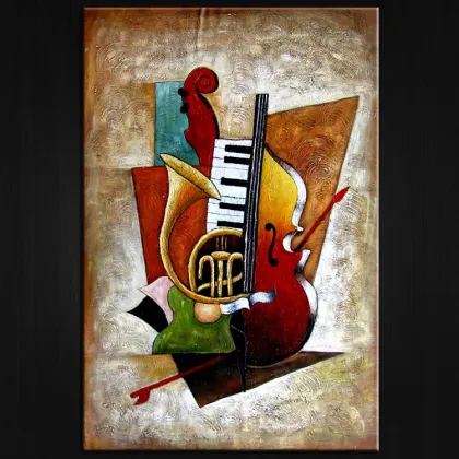 modern african hotel decoration art abstract canvas art painting