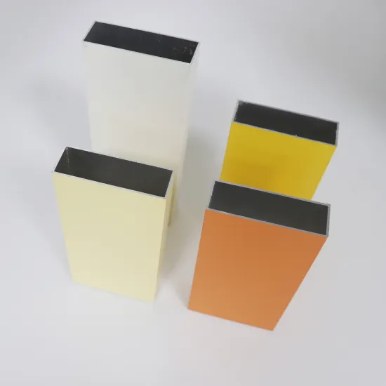 Real Factory Various Colored Anodized Spray Aluminum Square Tubes & Extruded Profiles