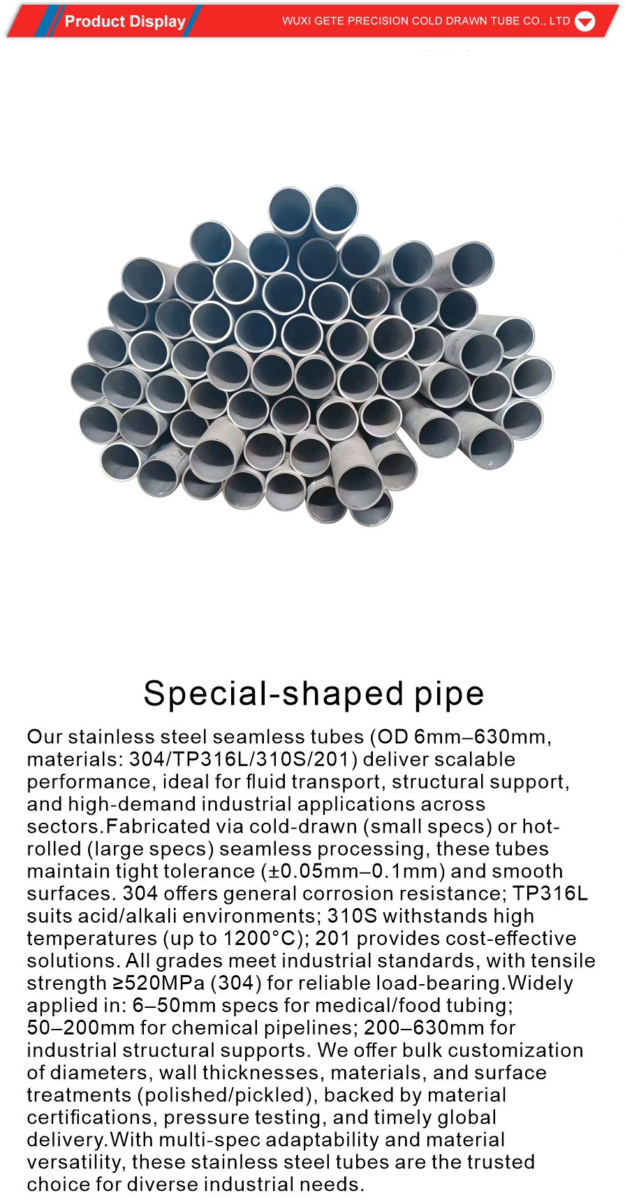304 stainless steel tubing