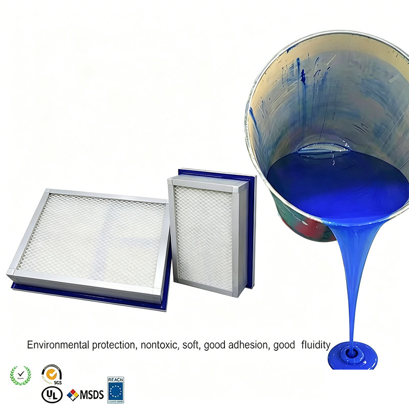 Liquid tank adhesive