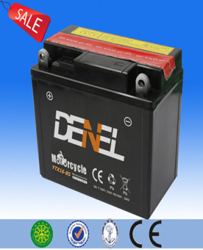 12v 14ah sealed lead acid superior motorcyce battery