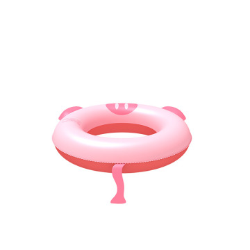 Little pink pig swim ring customized