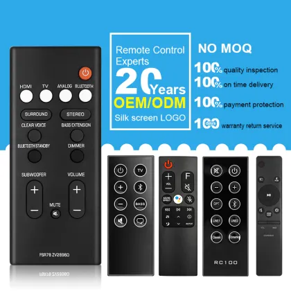 FSR78 Smart Universal Remote Control for Yamaha Soundbar Systems