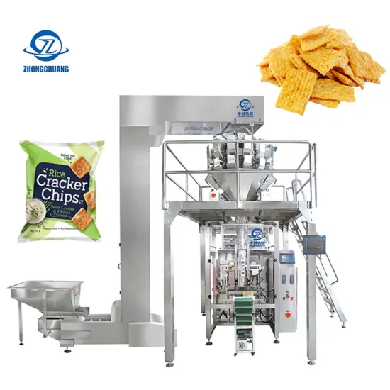 Automatic Multihead Weigher with Nitrogen Filling for Snacks, Biscuits, Crackers, and Chips | FFS Pouch Packing Machine