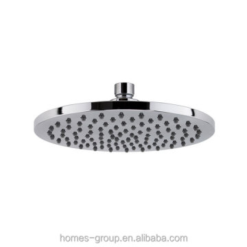 200mm Round Shower Head with Swivel Joint - Plastic (ABS) Chromed