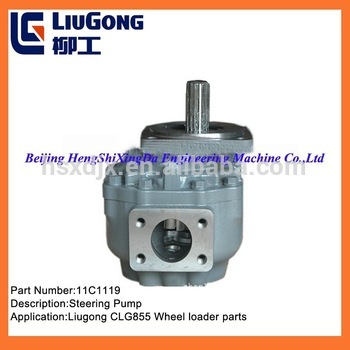 Hydraulic parts,gear pump for liugong wheel loader ,11C1119, steering pump