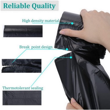 Biodegradable Plastic Continuous Roll Garbage Trash Bag Home Kitchen