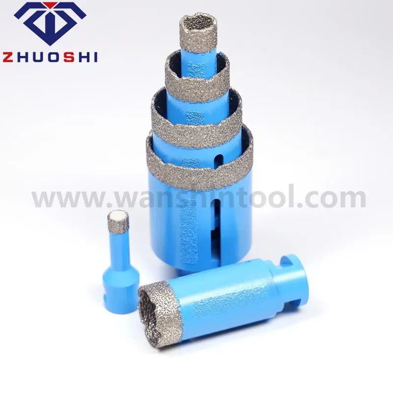 M14 Vacuum Brazed Diamond Tile Core Drill Bit