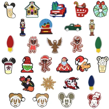 Wholesale Soft PVC Shoe Decorations for Clog Charms - Christmas Styled Designer Accessories
