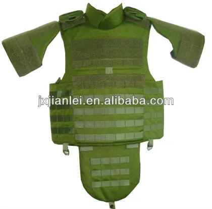 Kevlar Full Body Bulletproof Molle Vest With Gorin Protection/Full Body Bullet Proof Vest/ Full Body Armor