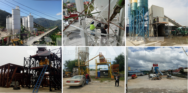 export to Philippines HZS60 Concrete Batching Plants 