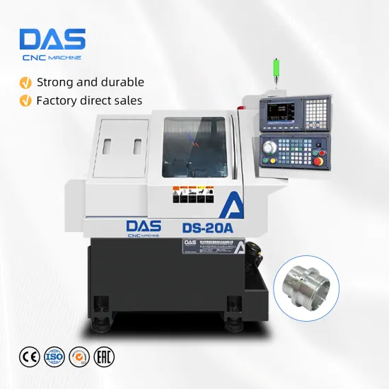 High Precision Mini Flat Bed CNC Lathe Machine and Metal Milling Equipment
