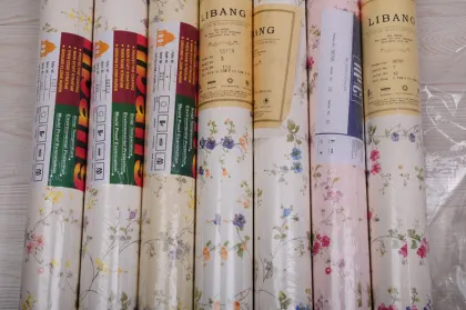 Pastoral And Pvc Flower Pastoral Wallpaper For Living Room