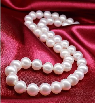 Hot selling perfect white 4mm -14mm real round freshwater pearl
