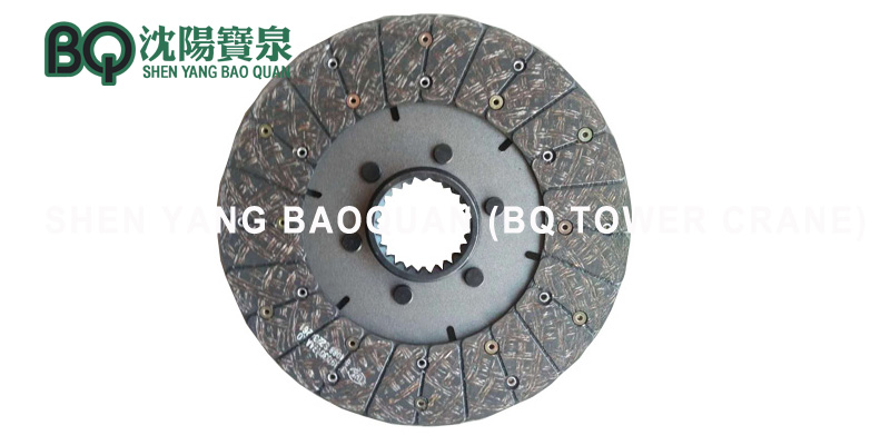 hoisting brake disc for tower crane