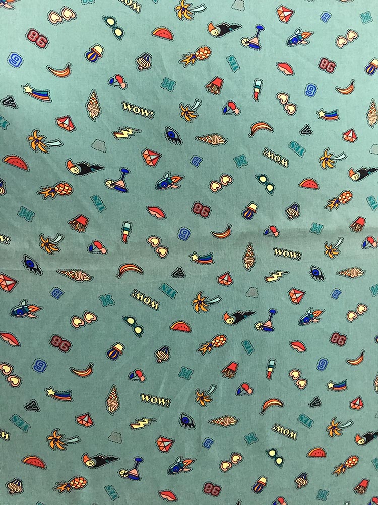 Child Interest Design Rayon Challis 32S Printing Fabric