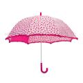 Parapluie ouvert avec sécurité pour enfants, imprimé fraise