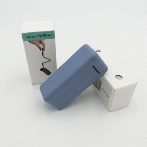 portable plastic silicone straw safe