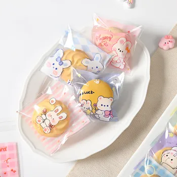 Customized Food Grade Poly Cellophane OPP Bags with Logo for Wholesale